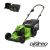 Greenworks accu grasmaaier 60V - 46 cm (2 x 2.0 Ah Accuset)