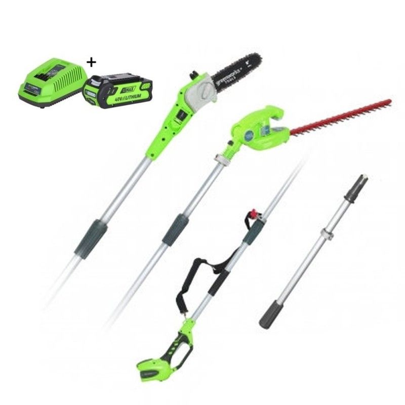 Greenworks Accu Heggenschaar 24V incl. Accu 2.0aH Lader